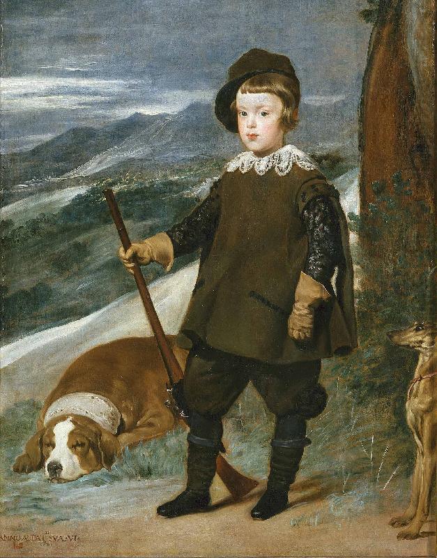 Prince Balthasar Charles as a Hunter, Diego Velazquez